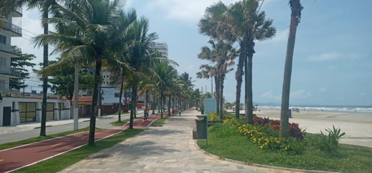 Apartamento à beira-mar - Praia Grande Exterior foto